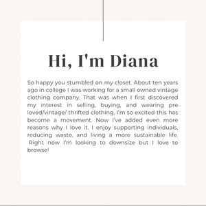 Hi, I’m Diana!